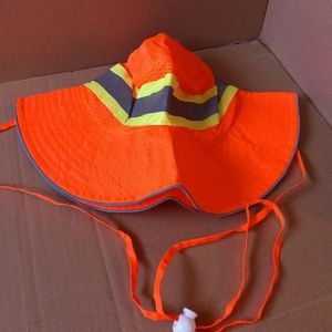 Iron wear Orange neon hat